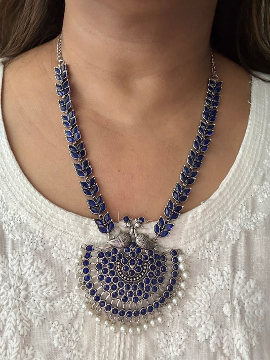 Charvi Necklace (Royal Blue)