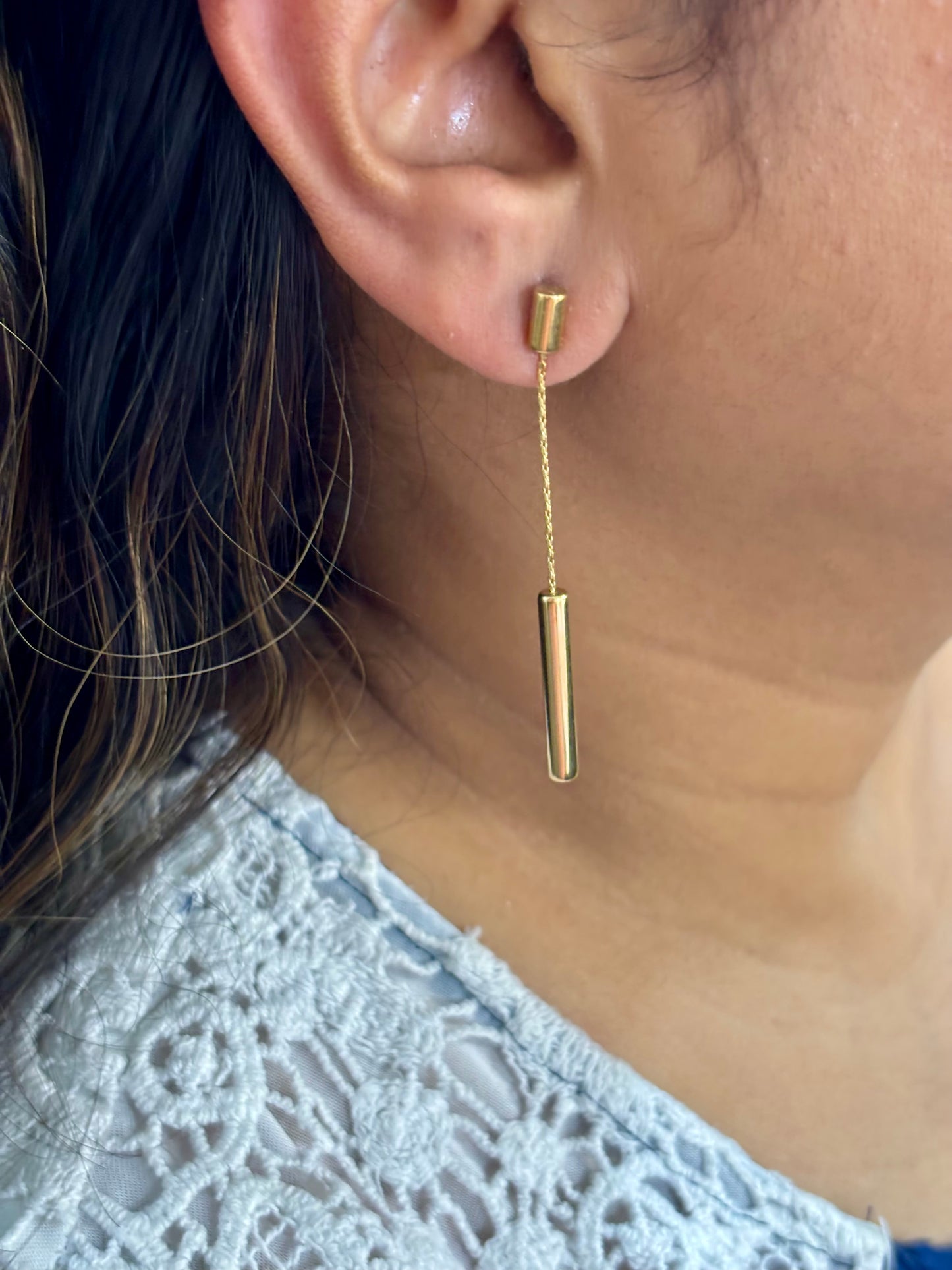 Sleek Bar Drops Earrings