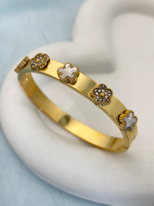 Clover Muse Zircon Bracelet