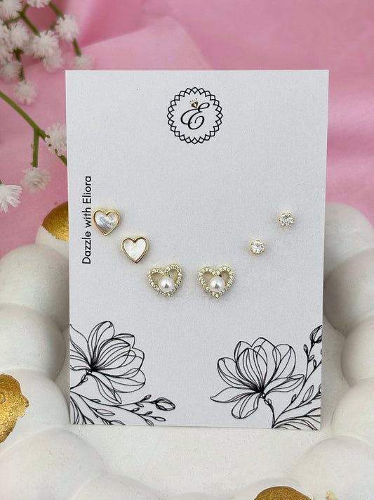 Luminous Love Earring Set