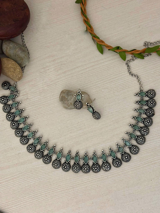 Indrani Choker (Green)