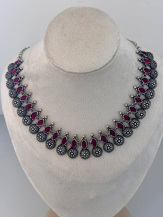 Indrani Choker (Red)