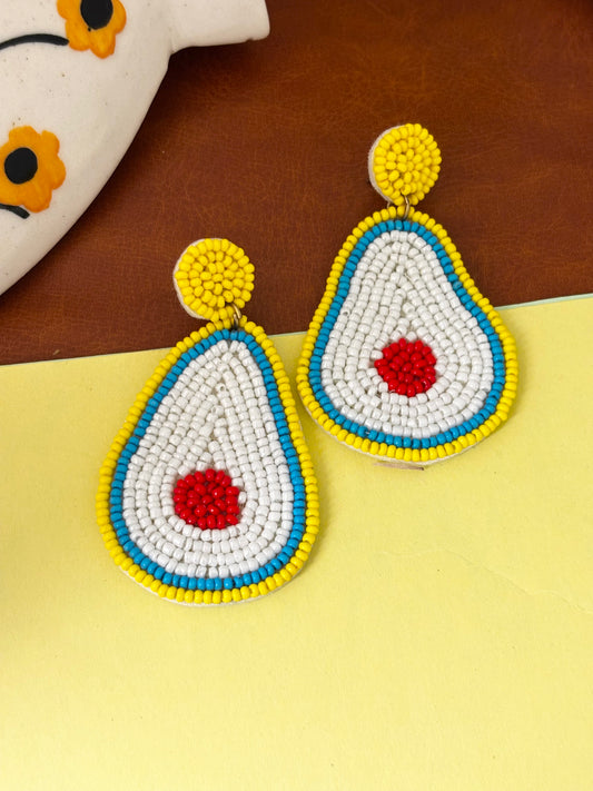 Avocado Handmade Statement Earrings