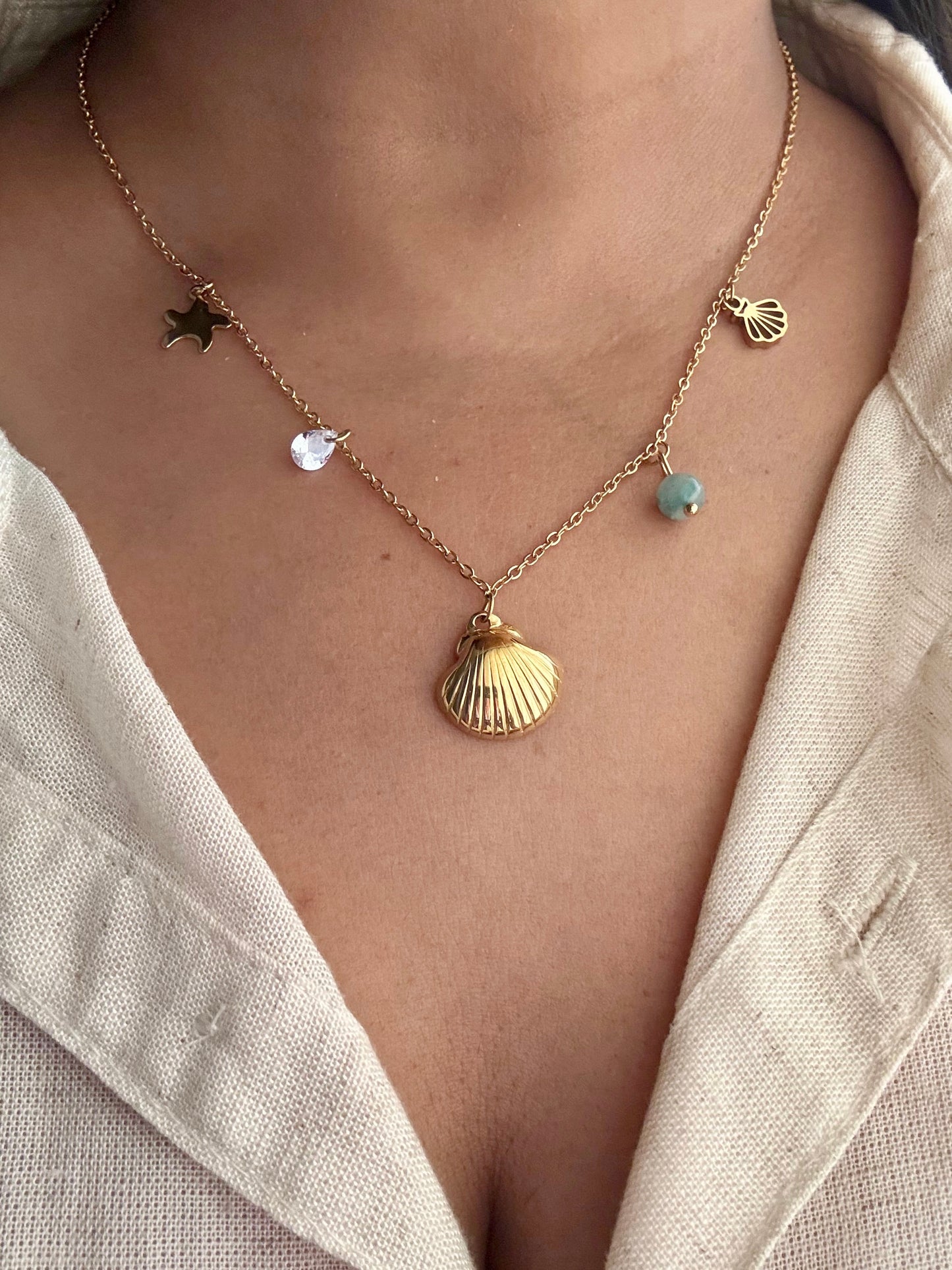 Ocean Soul Luxe Stack ~ Set of 4 Earrings + Ring + Necklace
