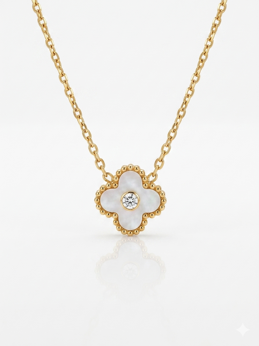 Reversible Clover Pendant Necklace