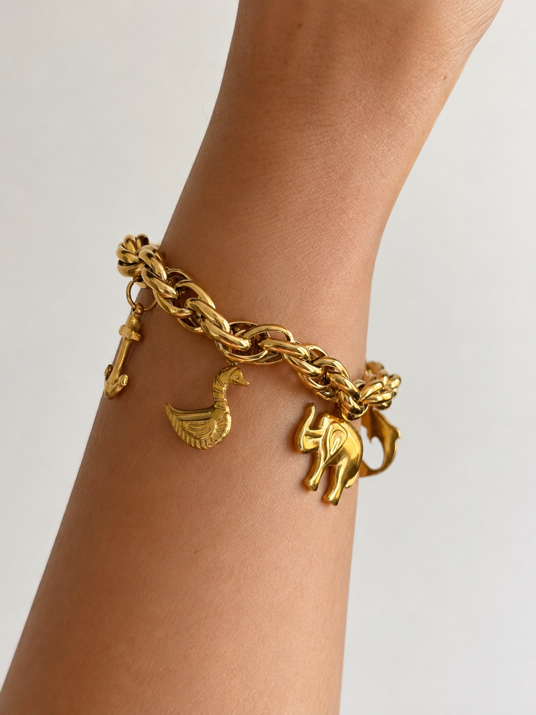 Fortune Charms Bracelet | 18k Gold Plated