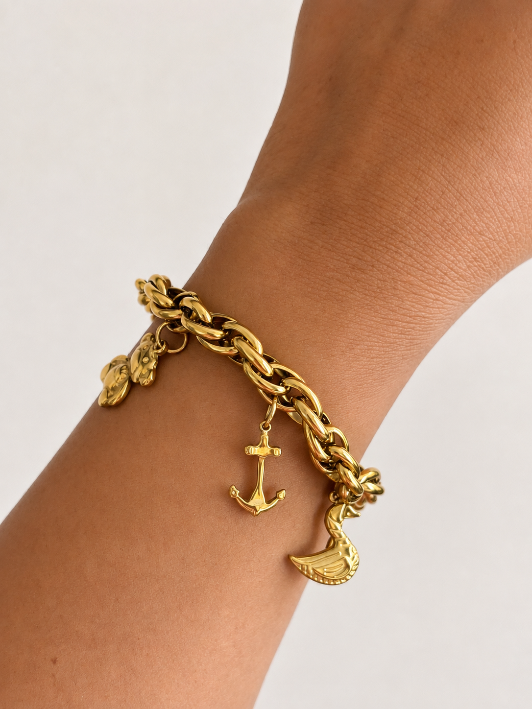 Fortune Charms Bracelet | 18k Gold Plated