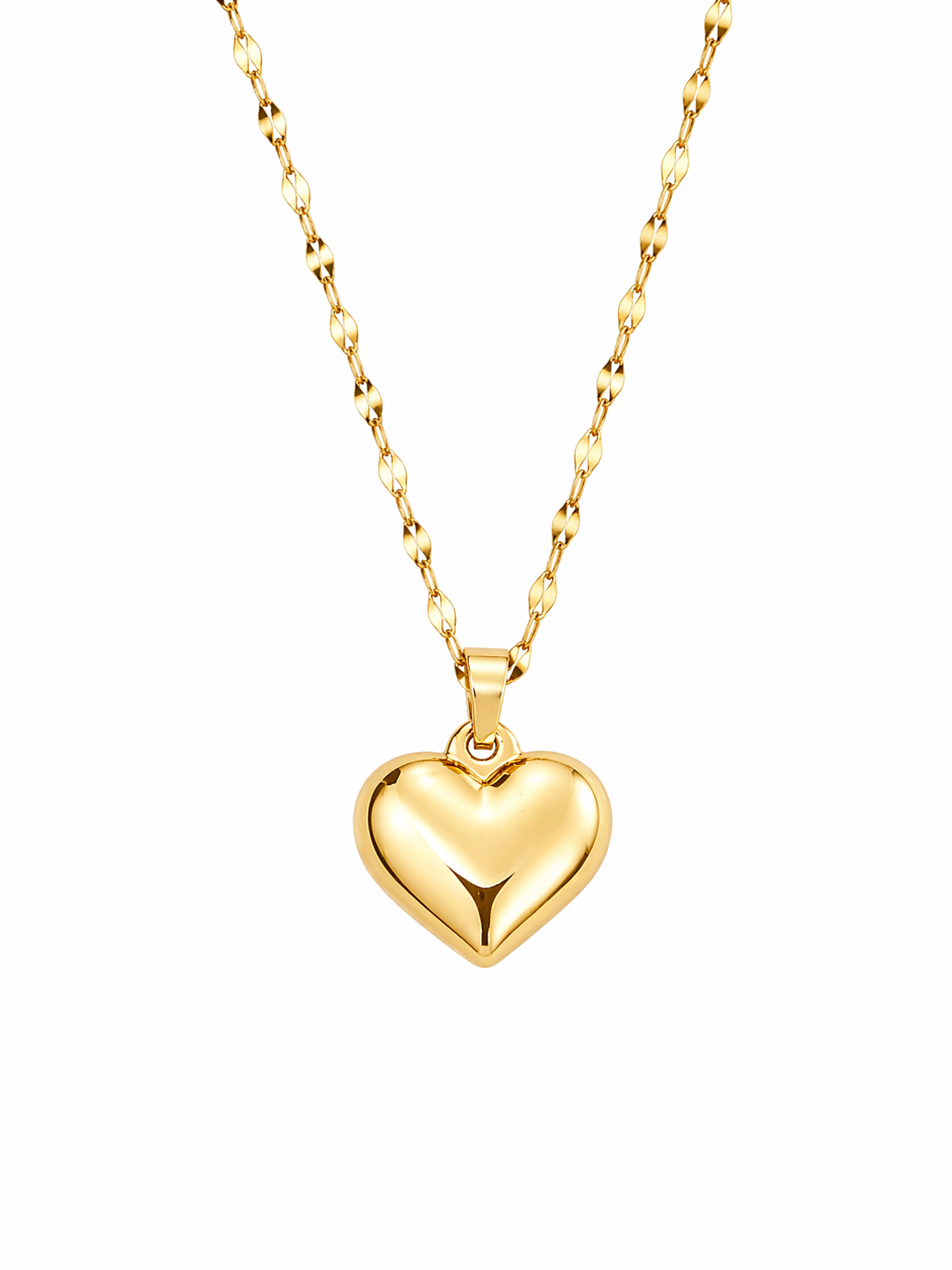 Golden Heart Love Necklace
