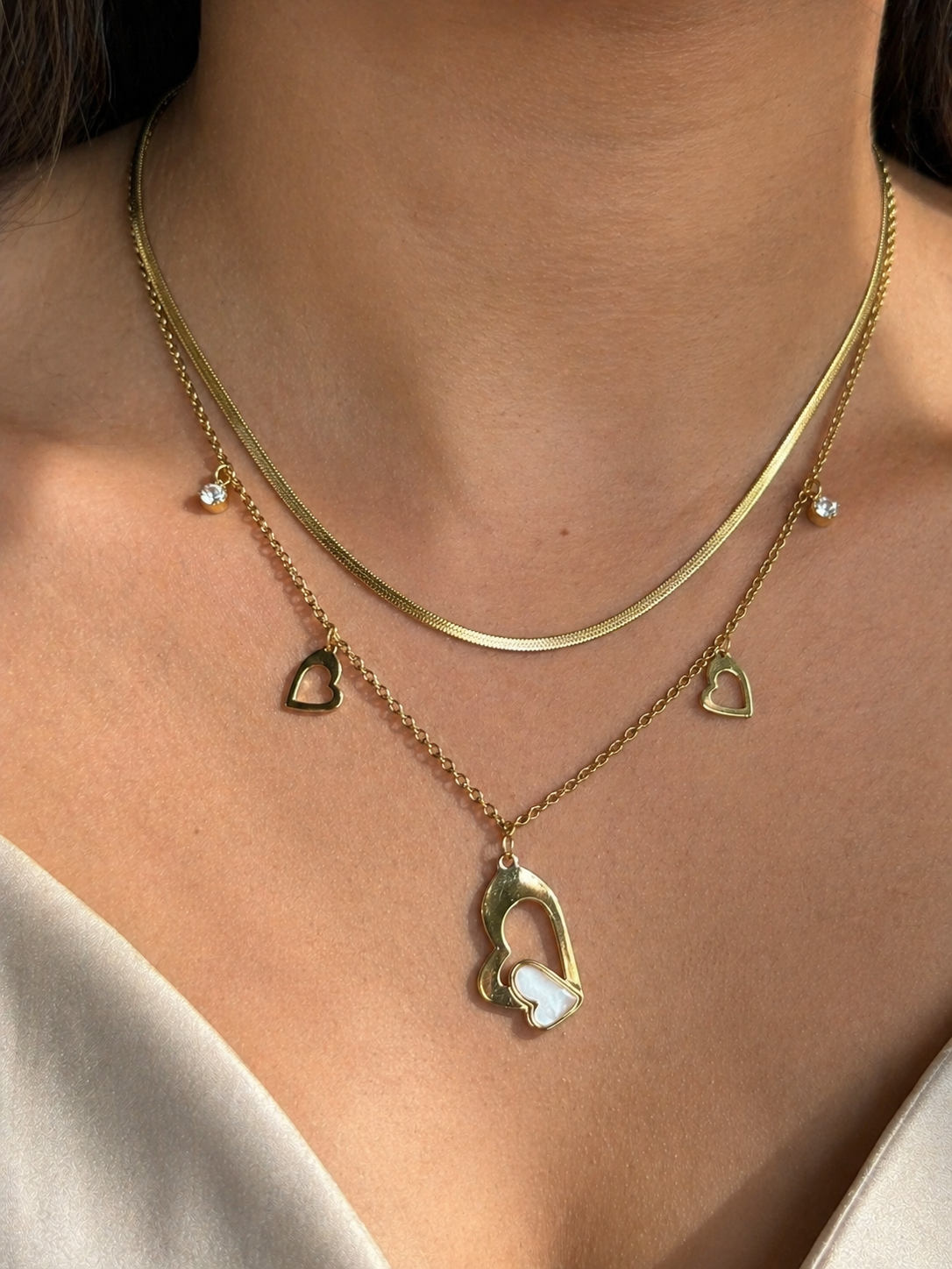 Double Date Pendant Chain