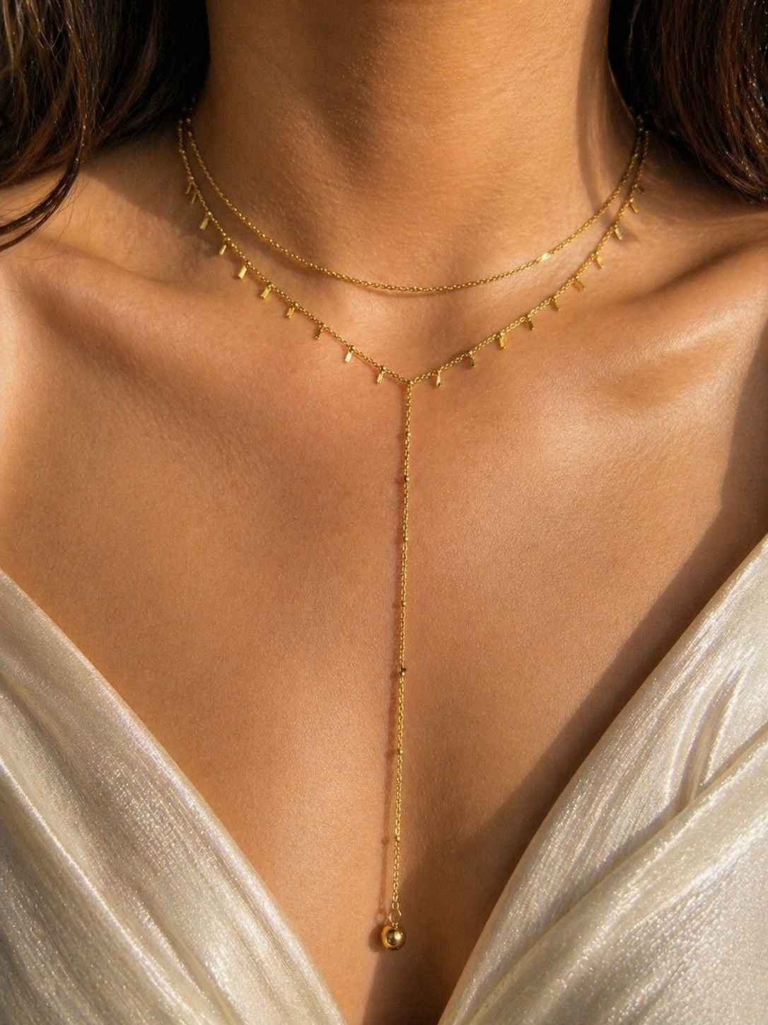 Liana Y Lariat Delicate Necklace