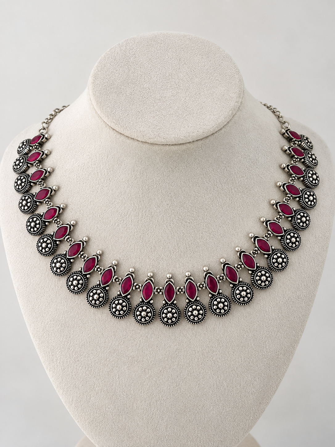 Indrani Choker (Red)
