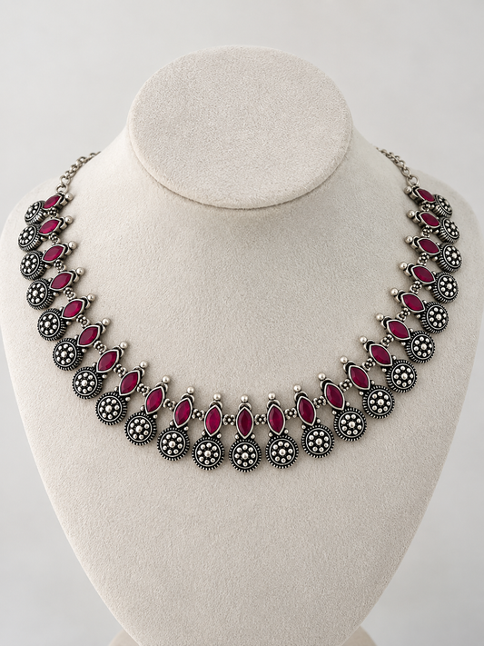Indrani Choker (Red)
