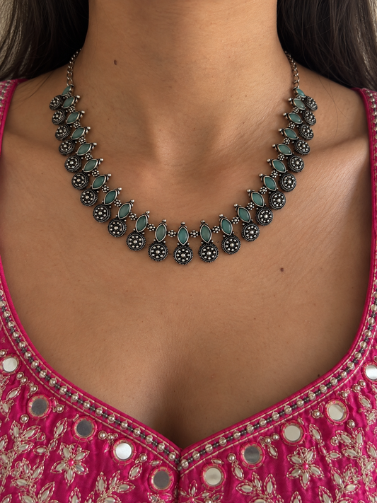 Indrani Choker (Green)