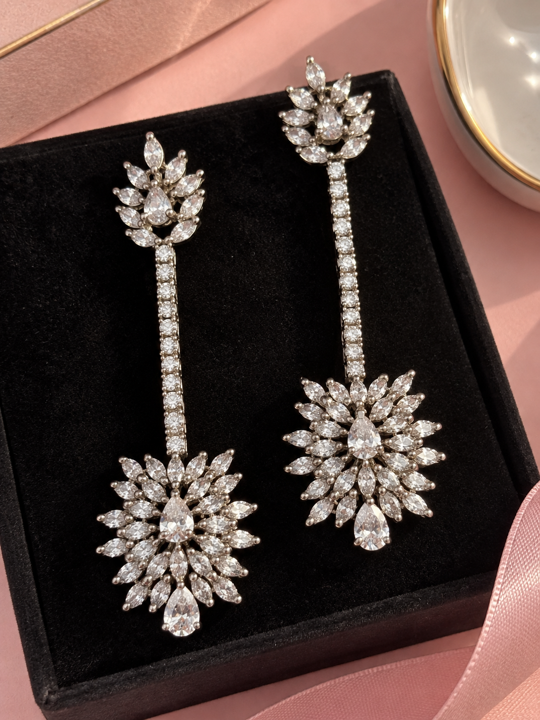 Miraya AD Earrings | Wedding & Party Wear