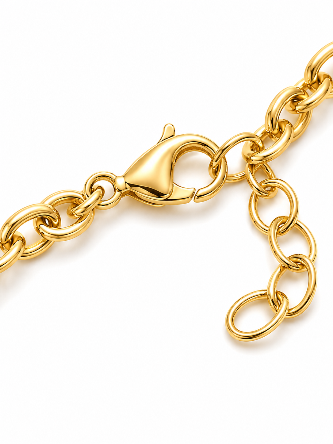 Golden Lock Pendant | 18kt Gold Plated Necklace