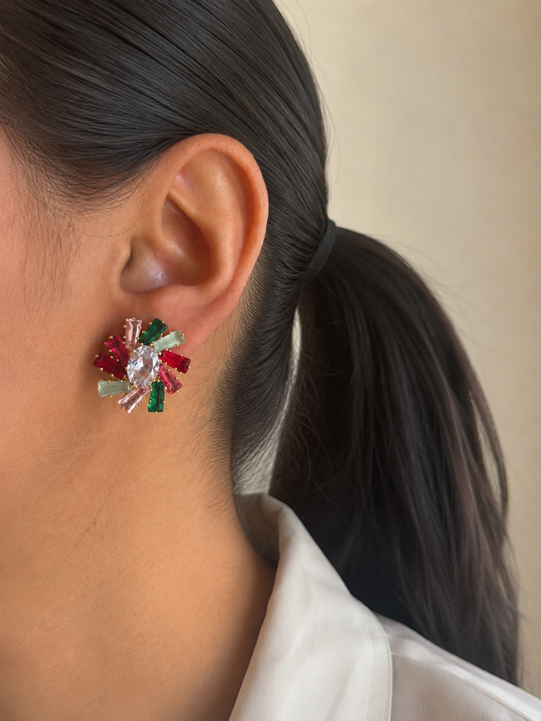 Confetti Crystal Earrings
