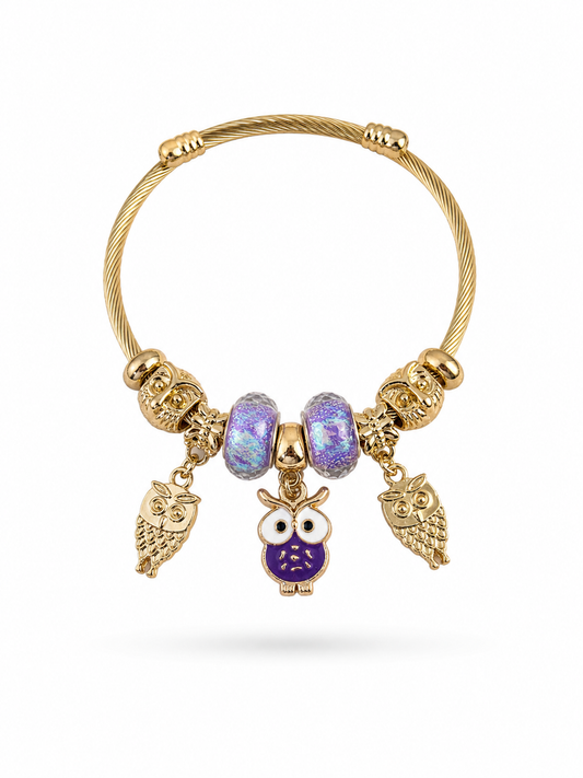 Wise Owl Charm Pandora Bracelet