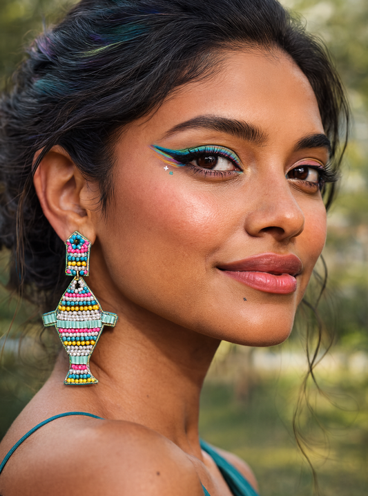 Handmade Quirky Fish Earrings