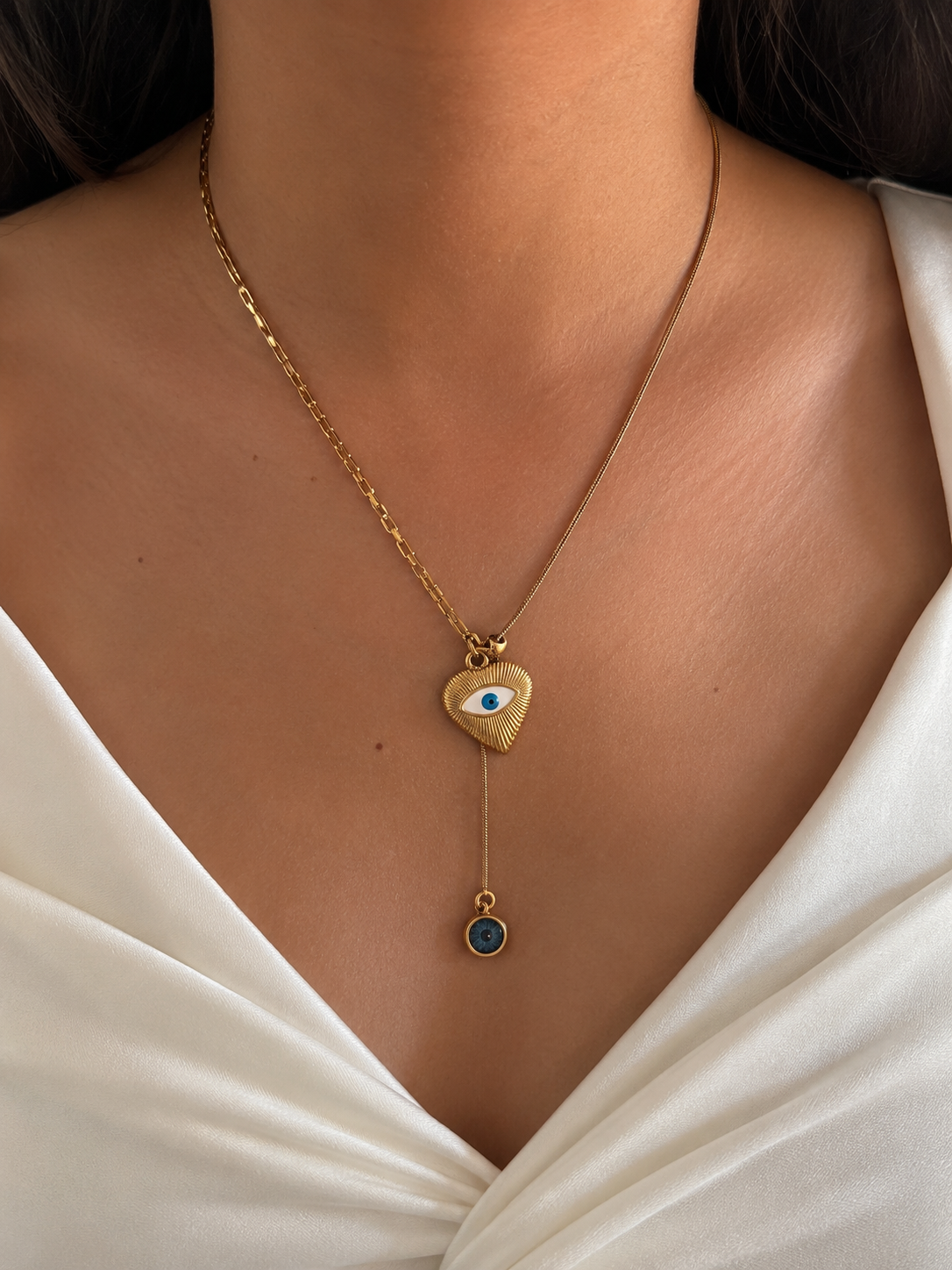 Double Evil Eye Lariat