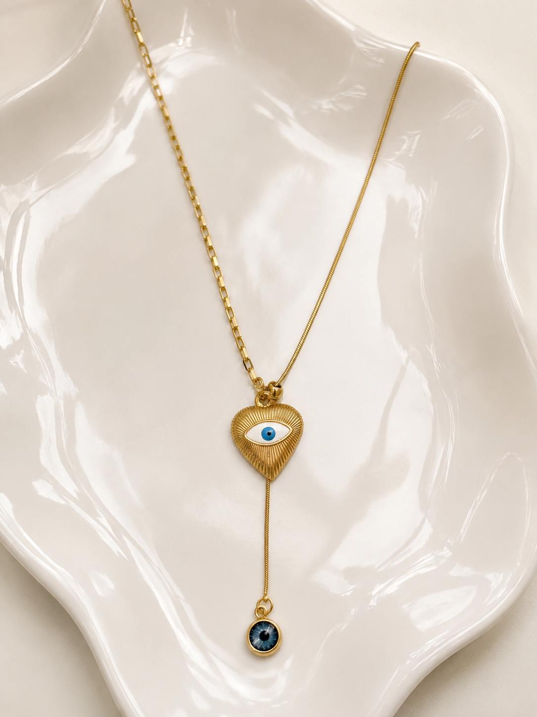 Double Evil Eye Lariat