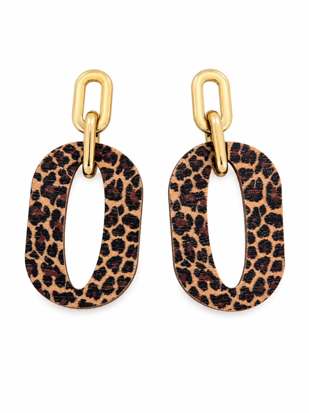 Savannah Luxe Elongated Oval Drop Earrings